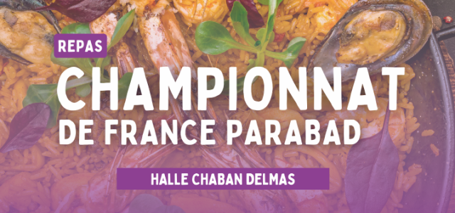 Soirée Paëlla Inscription - Championnat France Parabad Valence
